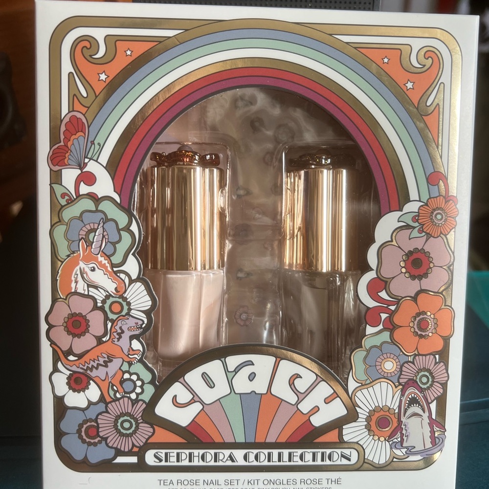 💅🏻Coach Sephora Collection Tea Rose Nail Set💅🏻